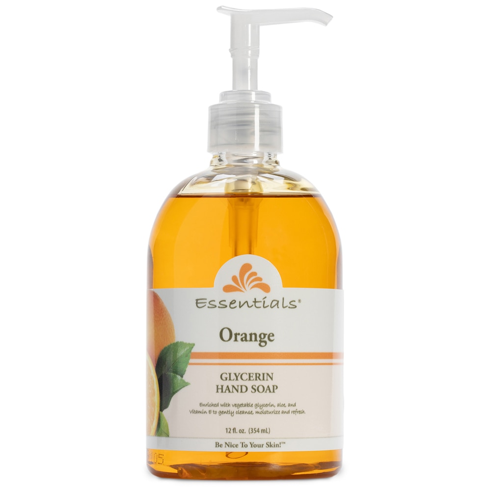 Жидкое глицериновое жидкое мыло для рук Essentials, апельсин, 12 жидких унций Clearly Natural