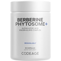 Berberine Phytosome-Indian Barberry Berberine HCL-Alpha Lipoic Acid-Phospholipids -- 60 Capsules (Капсулы) Codeage