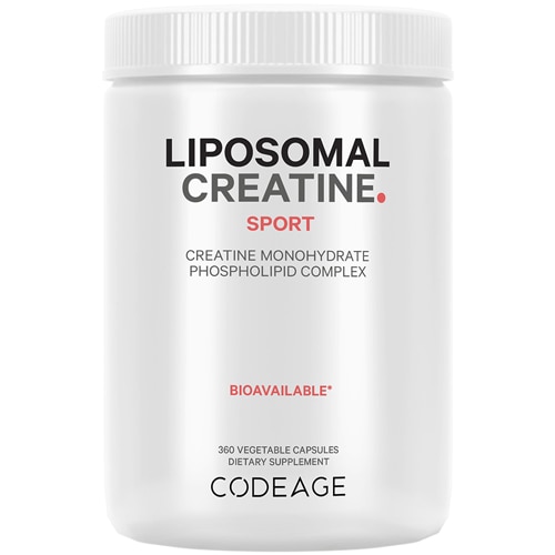 Liposomal Creatine Monohydrate Capsules (Капсулы) Micronized Creatine 2500 mg Sports Nutrition -- 300 Capsules Codeage