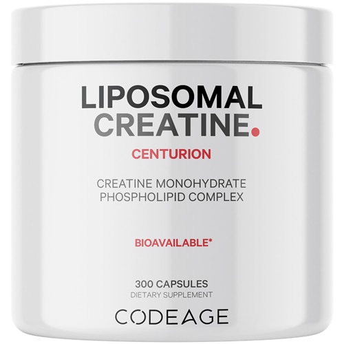 Liposomal Creatine Monohydrate Capsules (Капсулы) Micronized Creatine 2500 mg Sports Nutrition -- 300 Capsules Codeage