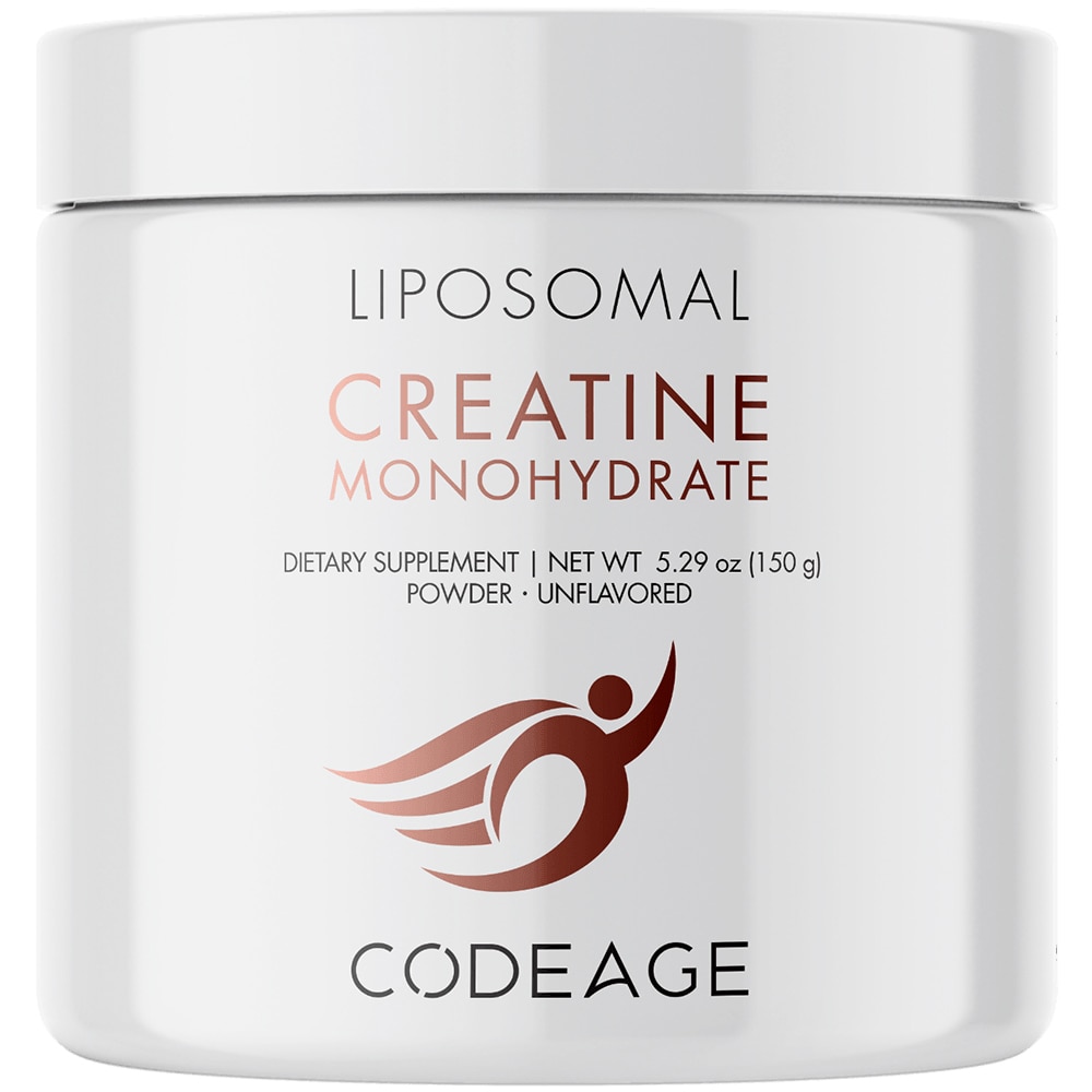 Liposomal Creatine Monohydrate Powder (Порошок) Supplement 1-Month Supply Unflavored (Без вкуса) -- 5.29 oz (Унции) Codeage