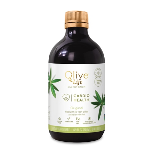 Жидкий экстракт листьев оливы Olive Life Cardio Health — 16,9 жидких унций Comvita