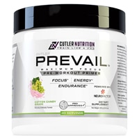 Смесь Prevail Prevail Primer Energy & Focus — 40 порций, сахарная вата, виноград, 8,46 унции Cutler Nutrition
