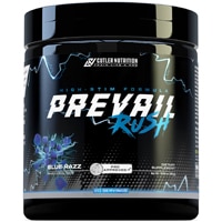 Prevail Rush High Stim Focus and Pump перед тренировкой, 20 порций Blue Razz — 10,86 унции Cutler Nutrition