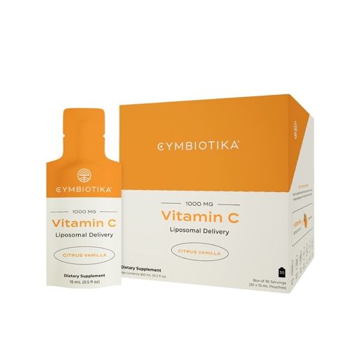 Липосомальный Витамин C, Цитрус-Ваниль - 1000 мг - 30 пакетиков - Cymbiotika Cymbiotika