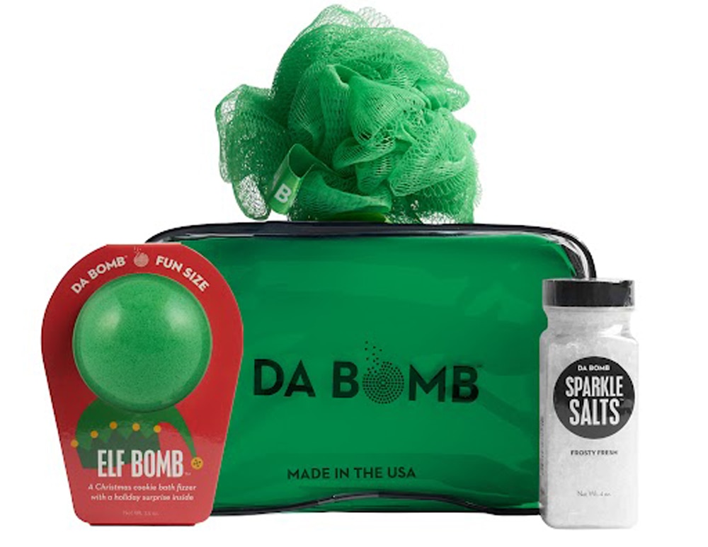 Подарочный набор из 3 предметов для бомбочки для ванны Holiday Elf — 1 комплект Da Bomb