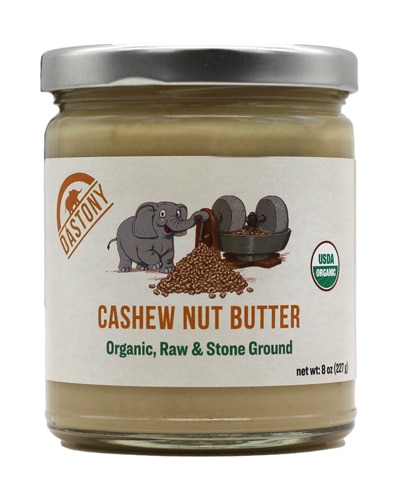 Organic Cashew Nut Butter -- 8 oz Dastony