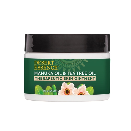 Manuka Oil & Tea Tree Oil Therapeutic Skin Ointment (Мазь) -- 1 fl oz (Жидкие унции) Desert Essence