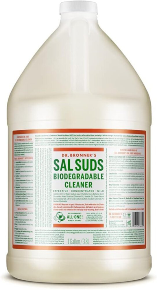 Биоразлагаемое чистящее средство Sal Suds — 1 галлон Dr. Bronner's