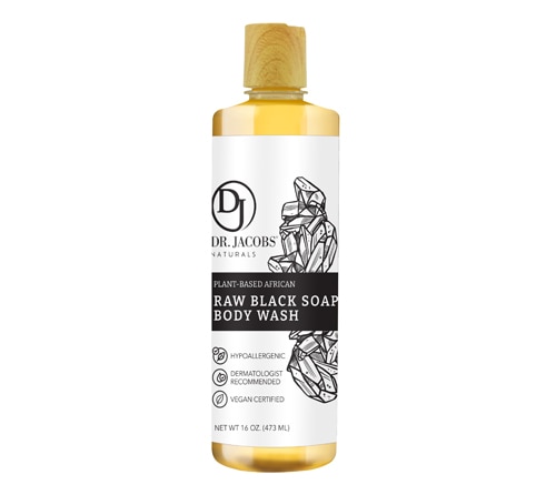 Naturals African Black Soap Гель для душа + Raw Black — 16 жидких унций Dr. Jacobs