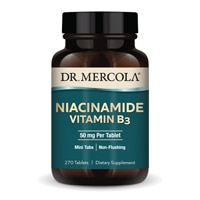 Ниацинамид, витамин B3, не вызывающий покраснений, 50 мг, 270 таблеток Dr. Mercola