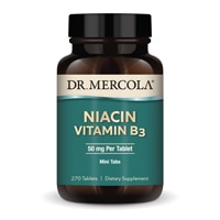 Ниацин Витамин B3 — 50 мг — 270 таблеток Dr. Mercola