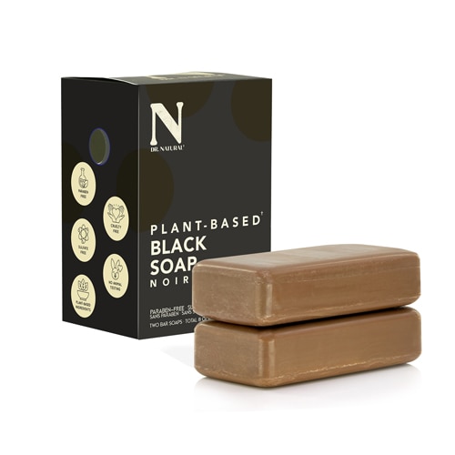 Черное мыло — по 4 унции / упаковка из 2 шт. Dr. Natural