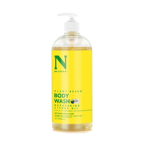 Освежающее цитрусовое масло для мытья тела на растительной основе, 32 жидких унции Dr. Natural