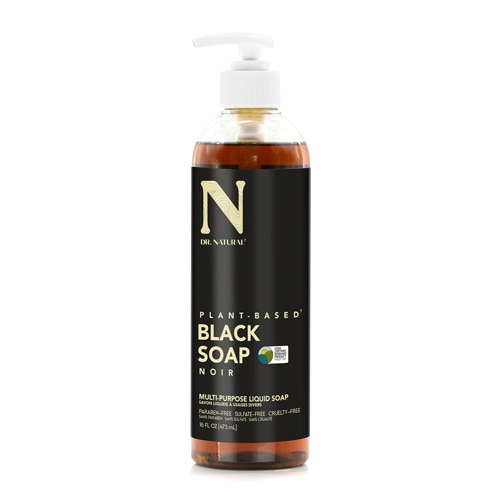 Жидкое черное мыло — 16 жидких унций Dr. Natural