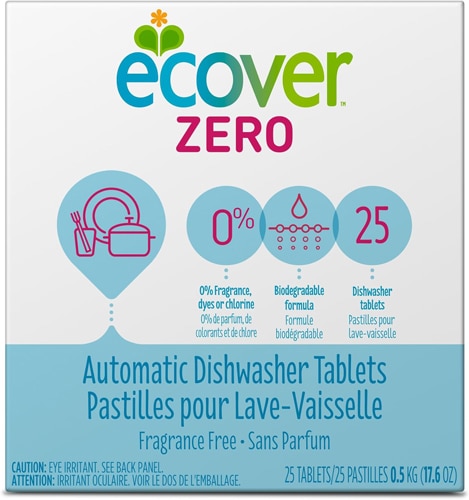 Automatic Dishwasher Tablets Fragrance Free -- 25 Tablets Ecover