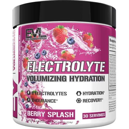 EV Electrolyte Powder Berry Splash — 30 порций EVLution Nutrition