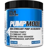 PumpMode Blue Raz — 30 порций EVLution Nutrition