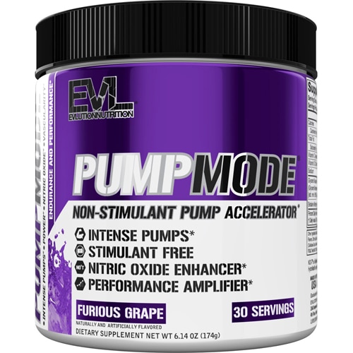 PumpMode Furious Grape — 30 порций EVLution Nutrition