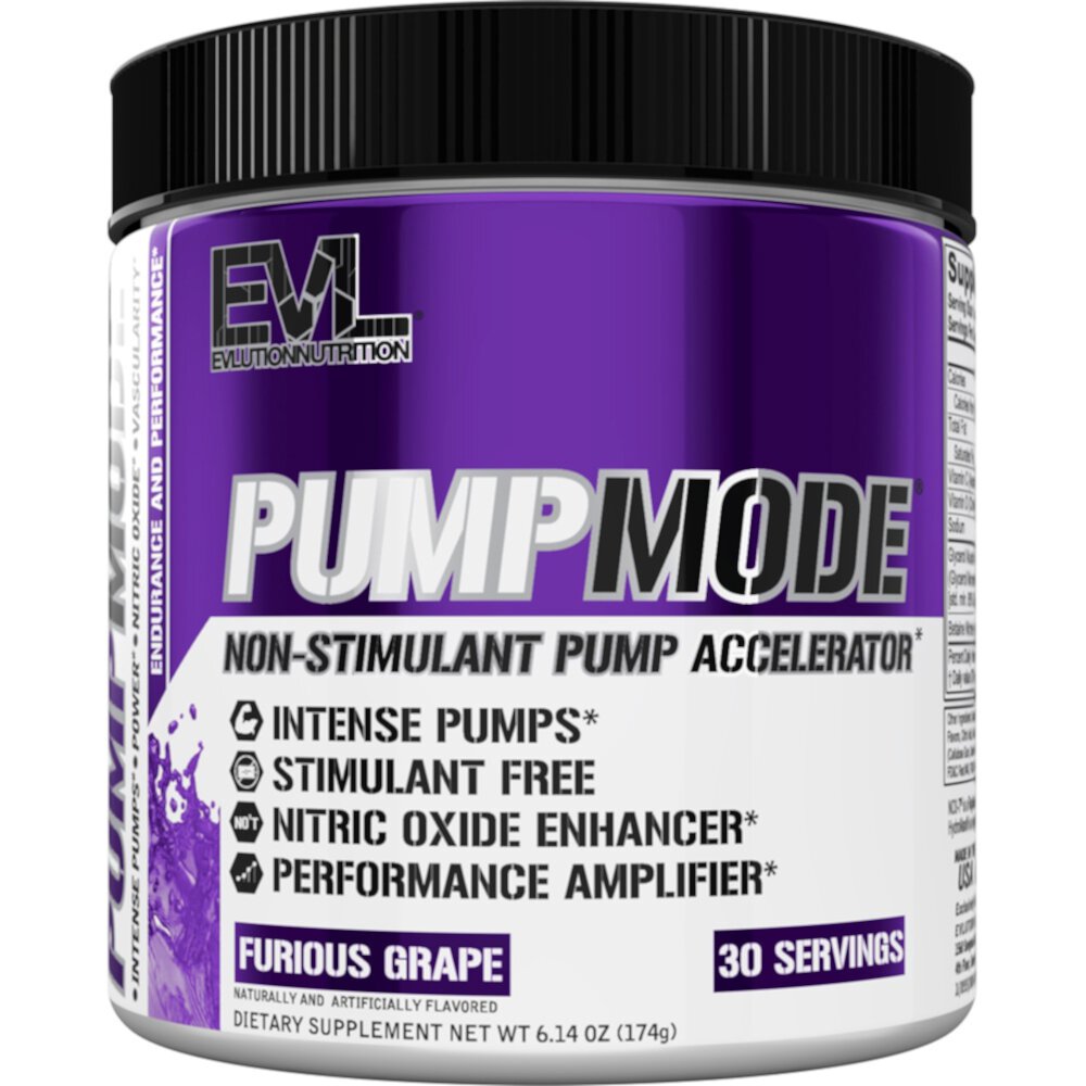 PumpMode Furious Grape — 30 порций EVLution Nutrition