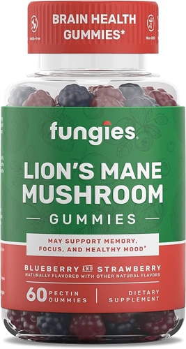 Жевательные конфеты с грибами Львиной гривы — 60 жевательных конфет Fungies