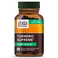 Turmeric Supreme Joint Health -- 60 Vegan Liquid (Жидкость) Phyto Caps Gaia Herbs