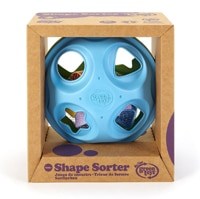 Набор игрушек Green Toys Shape Sorter, без BPA, для младенцев от 6 месяцев, 9 деталей Green Toys