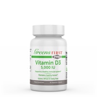 Витамин D3 — 5000 МЕ — 60 растительных капсул Greens First