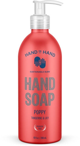 Жидкое мыло для рук «Мак» — 10 жидких унций Hand In Hand