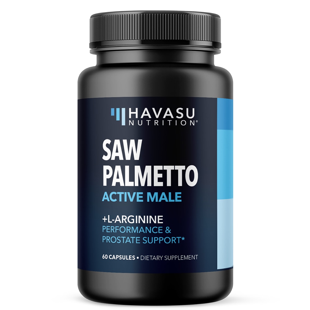 Saw Palmetto Active Male + L-аргинин, 60 капсул Havasu Nutrition