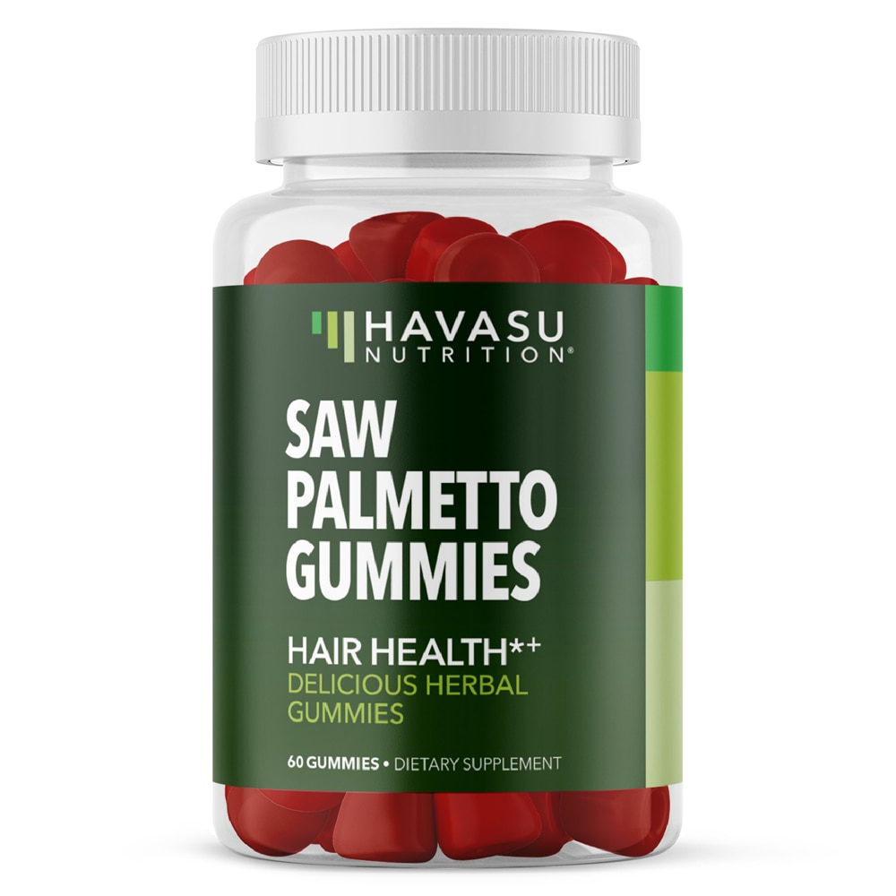 Жевательные конфеты Saw Palmetto с малиной — 60 жевательных конфет Havasu Nutrition