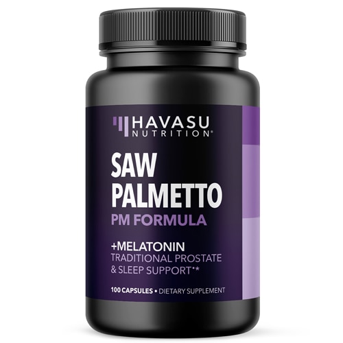 Формула Saw Palmetto PM + мелатонин, 100 капсул Havasu Nutrition
