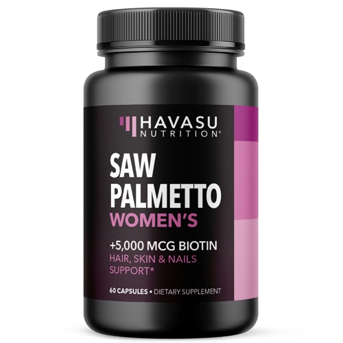 Пила Пальметто для Женщин + 5000 Мкг Биотина - 60 Капсул - Havasu Nutrition Havasu Nutrition