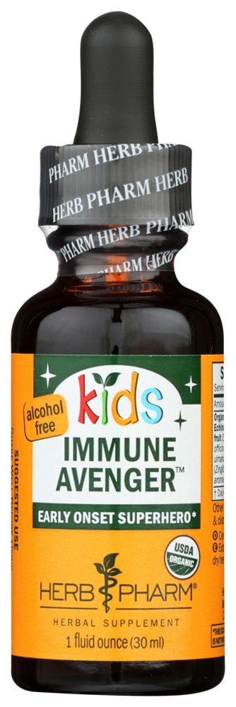 Kids Immune Avenger -- 1 fl oz (Жидкие унции) Herb Pharm