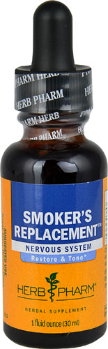 Жидкий травяной экстракт Smoker's replace™ — 1 жидкая унция Herb Pharm