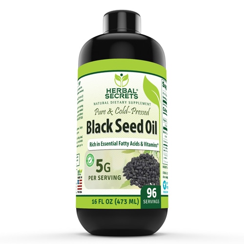 Масло черного тмина - 473 мл - Herbal Secrets Herbal Secrets