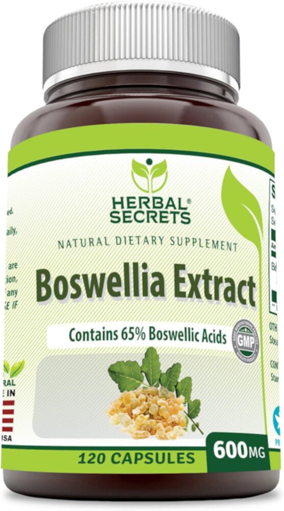 Экстракт босвеллии пильчатой — 600 мг — 120 капсул Herbal Secrets