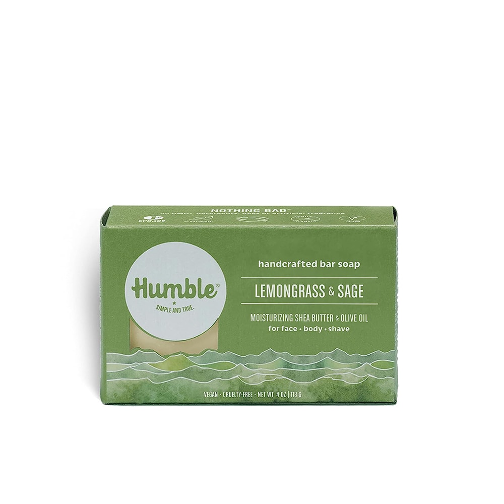 Кусковое мыло «Лемонграсс и шалфей» — 4 унции Humble Brands