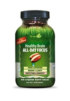 Healthy Brain All-Day Focus -- 60 Liquid Softgels (Жидкие мягкие капсулы) Irwin Naturals