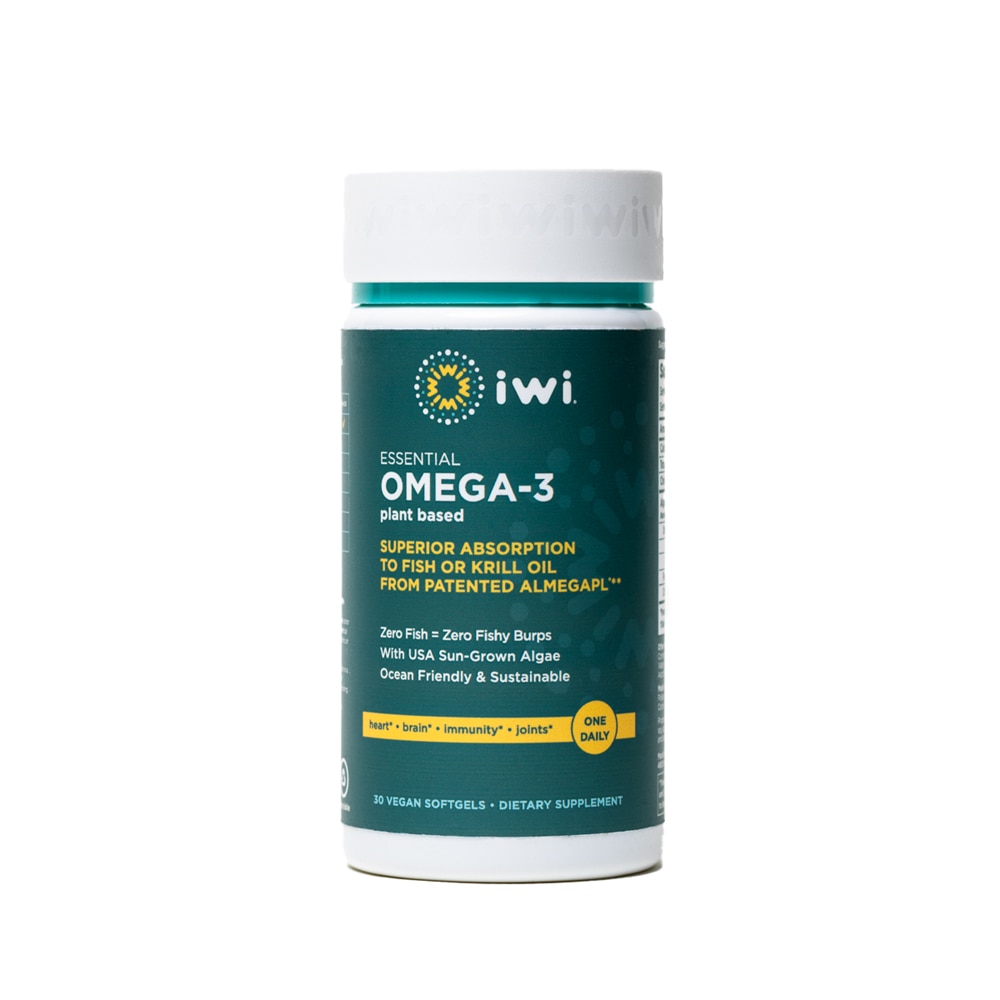 Omega-3 Essential — 30 веганских мягких таблеток IWi