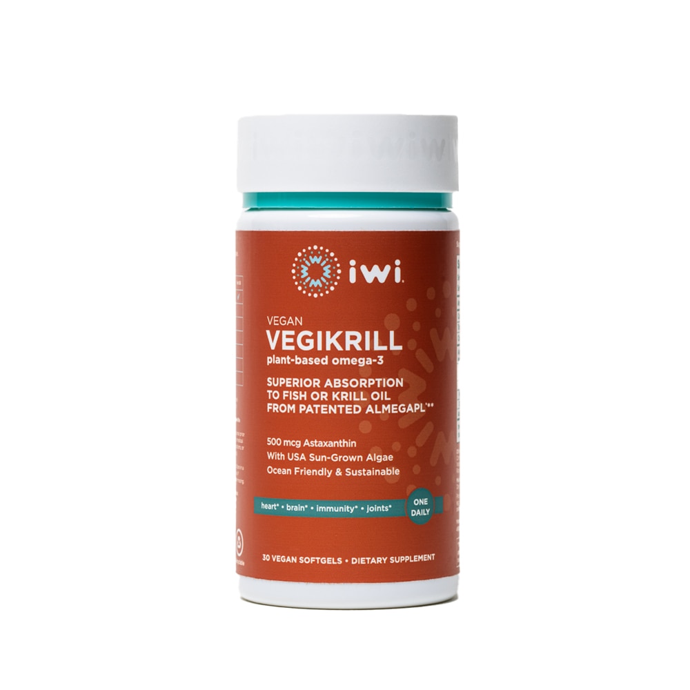 Vegikrill Omega-3 — 30 веганских мягких таблеток IWi