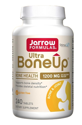 Ультра BoneUp 1200 мг - поддержка здоровья костей и суставов, 240 таблеток Jarrow Formulas