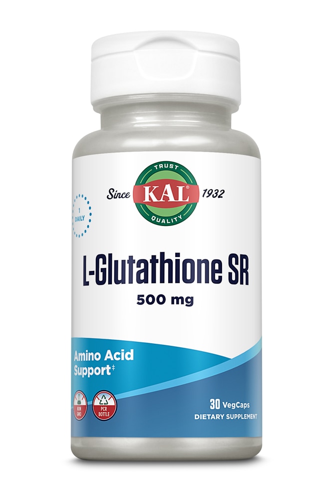 L-Glutathione SR -- 500 mg - 30 VegCaps KAL