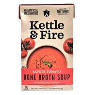 Пикантный томатный суп с куриным костным бульоном — 16,9 унций Kettle & Fire