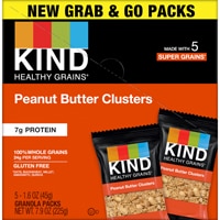 Gluten Free Healthy Grains Grab & Go Granola Clusters -- 5 Packs KIND