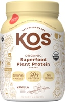 Organic Superfood Plant Protein Powder (Порошок) Vanilla -- 28 Servings (Порции) KOS