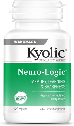 Aged Garlic Extract™ Neuro-Logic® Memory Learning and Mental Acuity -- 120 Capsules (Капсулы) Kyolic