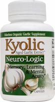 Aged Garlic Extract™ Neuro-Logic® Memory Learning and Mental Acuity -- 120 Capsules (Капсулы) Kyolic