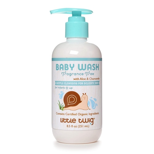 Шампуни для детей Little Twig Baby Wash Fragrance Free -- 8.5 fl oz Little Twig