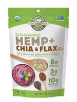 Organic Hemp + Chia & Flax -- 7 oz (Унции) Manitoba Harvest